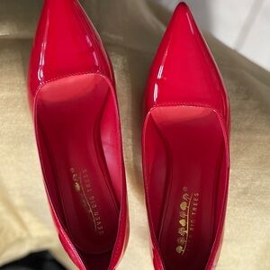 Women's Red Loafers